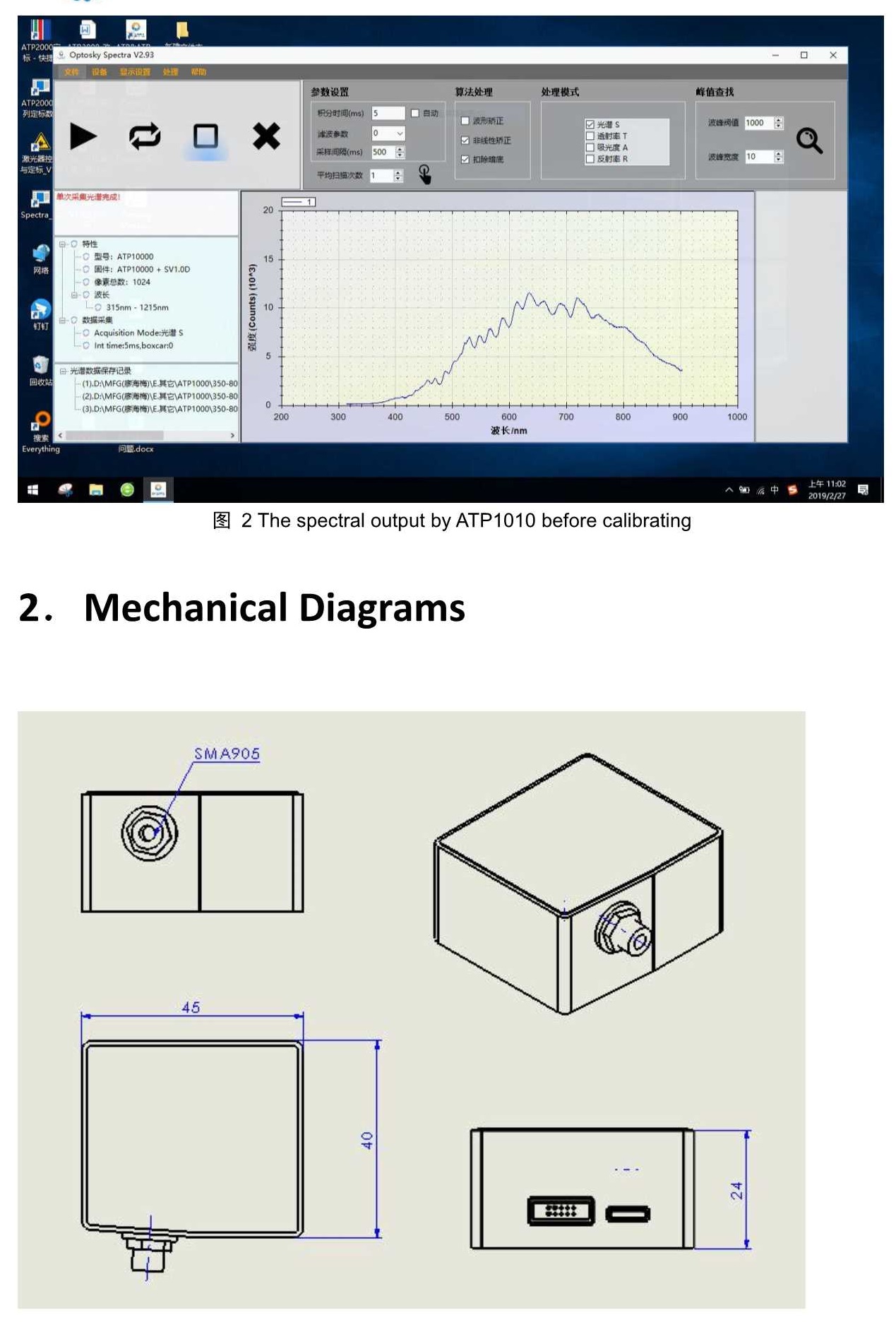 ATP1010超微型光纖光譜儀